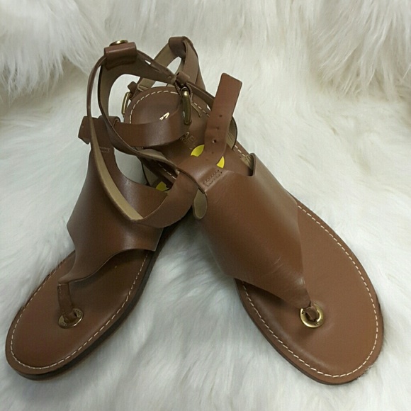 Michael kors flats  brown with straps - Picture 1 of 7